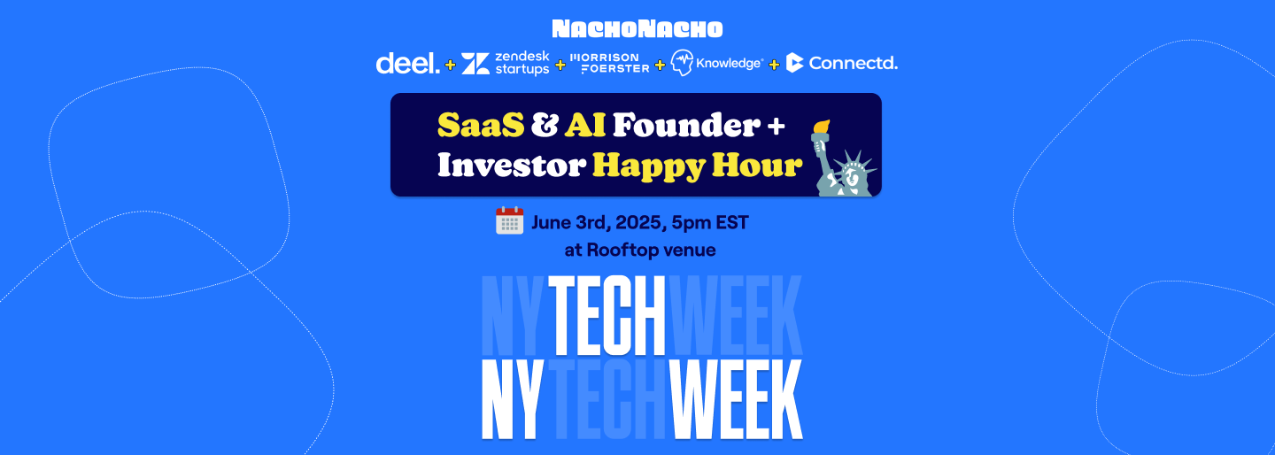 SaaS & AI Founders + Investor Happy Hour @ New York TechWeek 2025