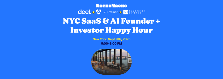 NachoTuesday: NYC SaaS & AI Founder + Investor Rooftop Happy Hour