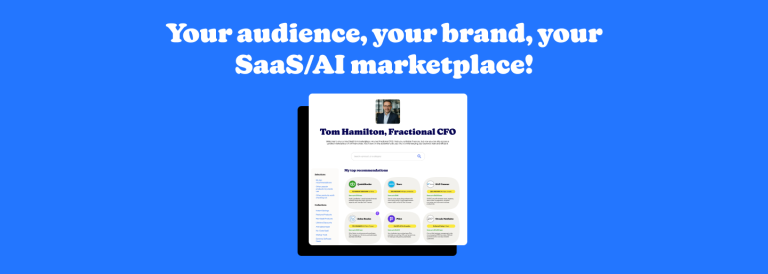 Your brand + our SaaS/AI marketplace = happy clients