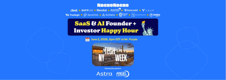 NY Tech Week 2026 SaaS & AI Founder + Investor Rooftop Happy Hour